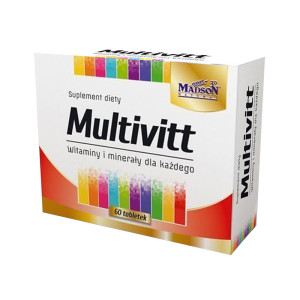MULTIVITT Madson 60 tabletek